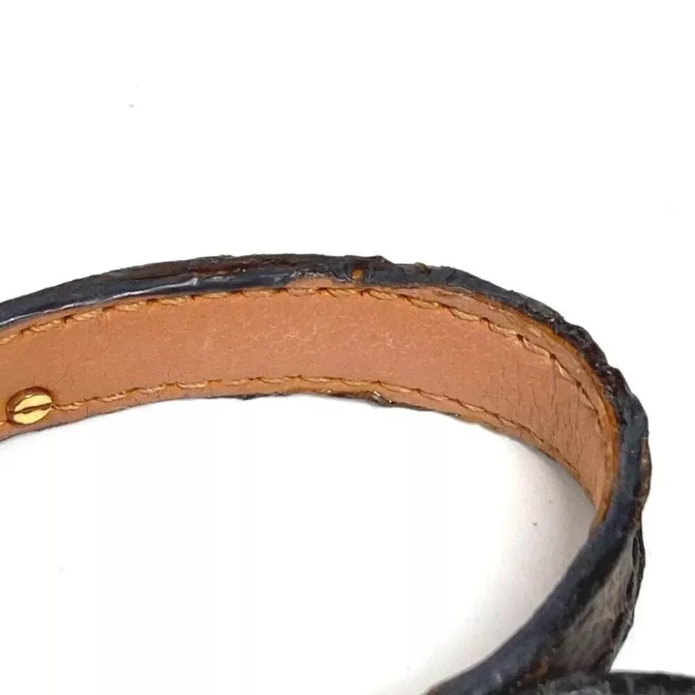 LOUIS VUITTON M6042F Monogram Bracelet-Essential V Bangle Bracelet - Picture 5 of 12